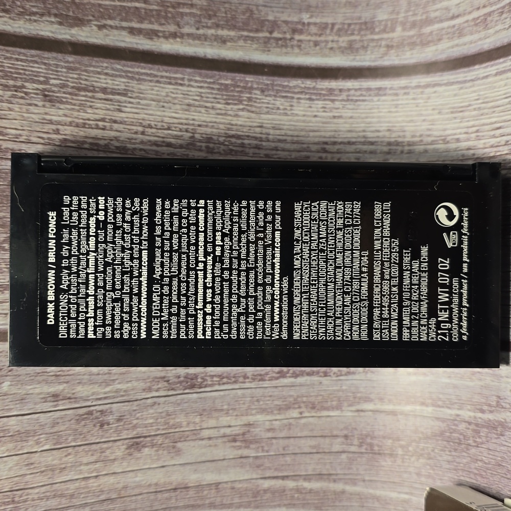 COLOR WOW RootCoverUp Grey Coverage Water Sweat Resistant Dark Brown New 2.1g** - Picture 4 of 4